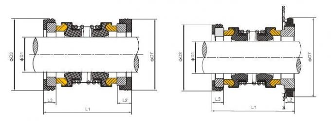 EA560D Pompa Burgmann Uszczelnienie mechaniczne WQ Zatapialne niewyważone 0